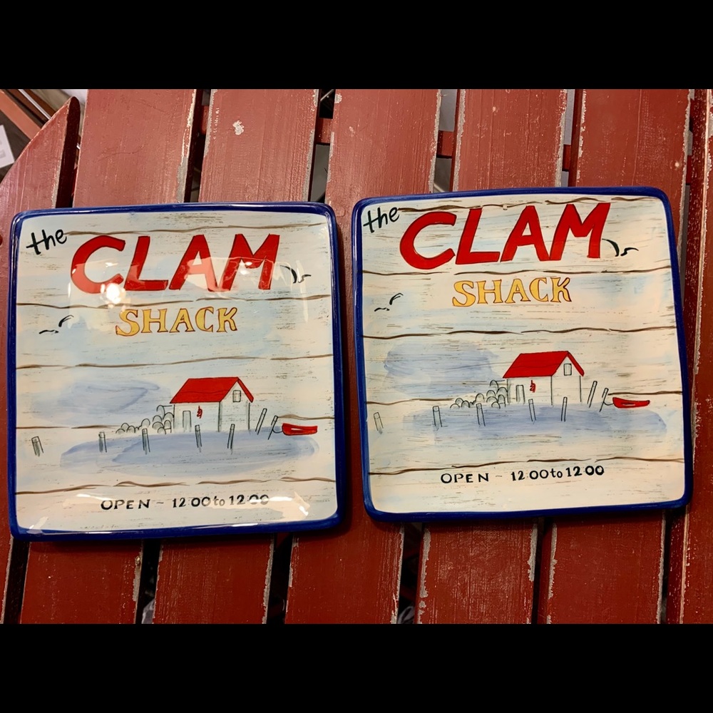 Certified International The Clam Shack Plate